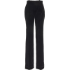 velvet high-rise straight pants - Spodnie Capri - 