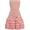 vestido rosa romântico - Vestidos - 