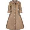 vintage coat dress - Платья - 