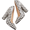 vintage inspired checkered heels - Klasyczne buty - 