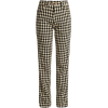 wales bonner checked trousers - Капри - 