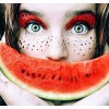 watermelon makeup - メッセンジャーバッグ - 