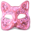 Bright Pink Kitty Mask - イラスト - 
