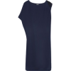 DKNY Asymmetric beaded silk-b - sukienki - 