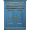 Distressed Blue Antique Cabine - Ilustracije - 