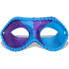 Electric Blue and Purple Mask - Ilustracje - 