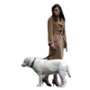 Girl with a dog - Ludzie (osoby) - 