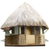 Grassy Bamboo Hut - Ilustracije - 