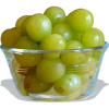 Green Grapes in a Bowl - フルーツ - 