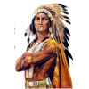 Indian man male chief - Personas - 