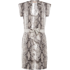 Lanvin Python-print silk dres - Dresses - 