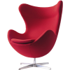 Modern Red Chair - 室内 - 