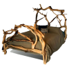 Nature Wood Bed - Möbel - 