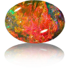 Polished Fiery Opal - イラスト - 