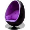 Purple Egg Chair - Ilustracje - 