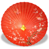 Red Paper Umbrella - Ilustracije - 
