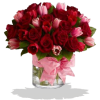 Red Roses - Pink Tulips - Illustrations - 