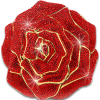 Ruby Jeweled Rose - Rascunhos - 