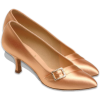 Satin Peach Ballroom Shoes - パンプス・シューズ - 