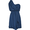 Tibi One-shoulder draped silk - Dresses - 