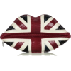  Union Jack Snakeskin Lips - Torebki - 