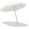White Beach Umbrella - イラスト - 