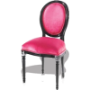 pink chair - Иллюстрации - 