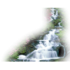 waterfall - イラスト - 
