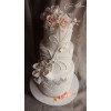 wedding-cakeswith pearls and roses - Vestidos de novia - 
