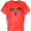 wendy jim, red, skull - T恤 - 