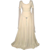 white Renaissance Medieval Dress - Haljine - 