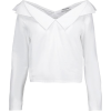 white blouse - Hemden - lang - 