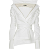 white blouse - Srajce - dolge - 