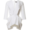 white blouse - Koszule - długie - 