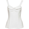 white blouse - Srajce - kratke - 