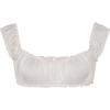 white blouse top - Srajce - kratke - 