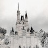 white castle in the snow - Buildings - 