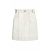 white denim mini skirt - Suknje - 