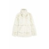 white faux fur jacket - アウター - 