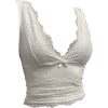 white lace top - Camicia senza maniche - 