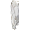 white silk - Pantaloni capri - 