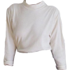 white turtleneck - Camisas manga larga - 