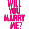 Will You Marry Me - イラスト用文字 - 