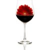 wine with flower - Beverage - 