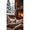 winter fireplace - Uncategorized - 