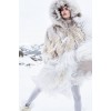 winter white fur - 模特（真人） - 
