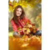 woman and leaves - People - 