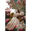 woman flower dream dog pink photo - Uncategorized - 