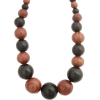wooden bead necklace - Halsketten - 