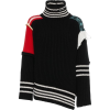 wool blend patchwork sweater - Pulôver - 